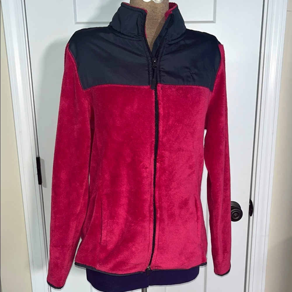 Danskin Now Women’s Full Zip Teddy Fleece Jacket Size M 8/10